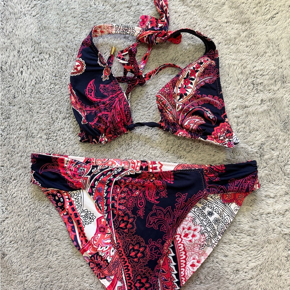 Paisley Halter Bikini Set - Picture 4 of 5
